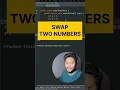Swap Two Numbers