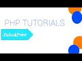 PHP tutorials part-2 echo print statement