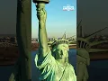 David Muir climbs up to the Statue of Liberty s torch