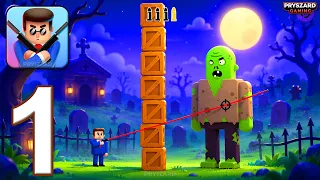 Mr Bullet - Spy Puzzles - Gameplay Walkthrough Part 1 - Chapter 1-6 (iOS, Android)