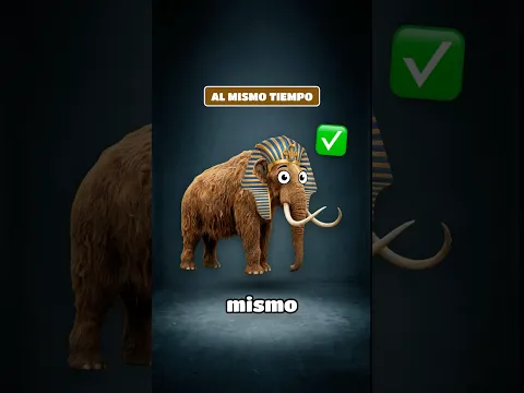 Los Mamuts seguían vivos cuando se crearon las pirámides! 😳 | #Shorts