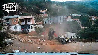 L4DRÃ0 SORTUDO R0UB4 MOTO NA FRENTE DA POLÍCIA 🤣 (o melhor vídeo do ano)