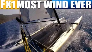 FX1 Speed run very strong wind, multicam with commentary