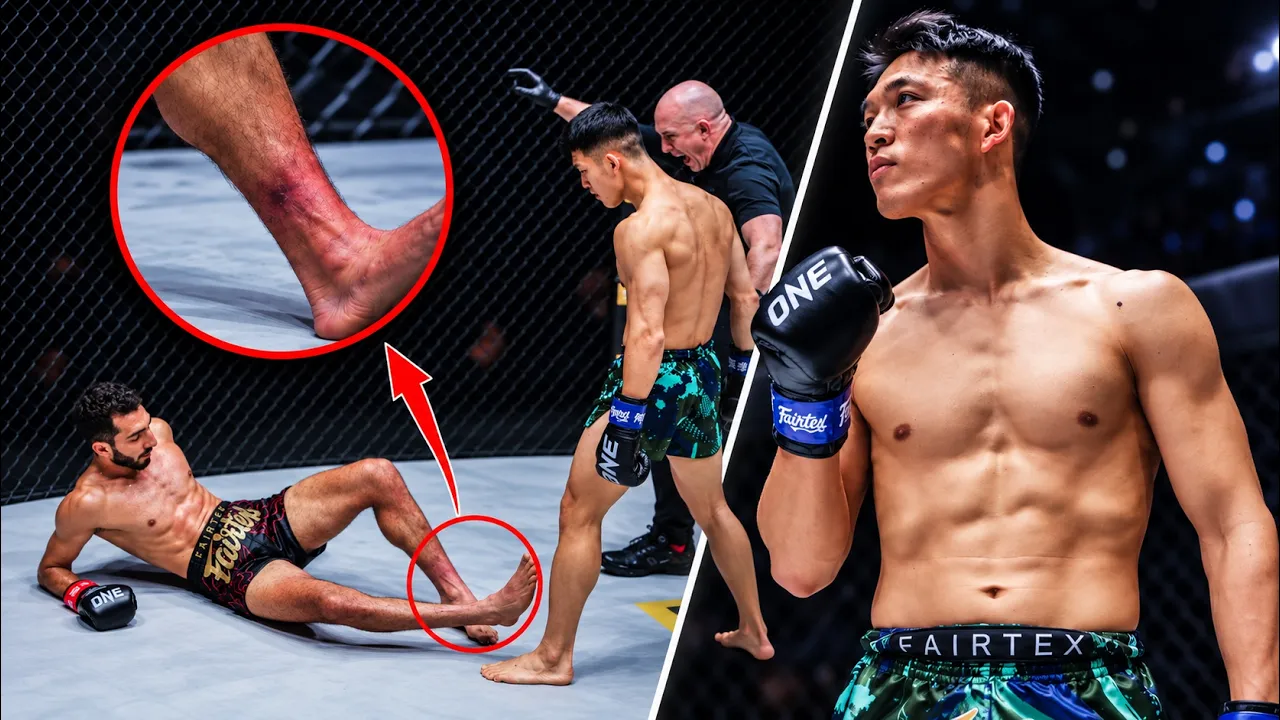 RUTHLESS Calf Kicks 🥶 Masaaki Noiri vs. Shakir Al-Tekreeti | Kickboxing Full Fight