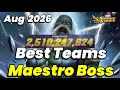 MAESTRO Boss SECRETS Use Stun Team NOW BEST Teams to MAX Pts AUG 2026 MARVEL Strike Force