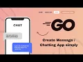 Go Tutorial - Build a Real-Time Chat App with WebSocket in Less Than 1 Hour Golang Messaging App