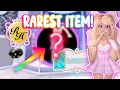 If you have this you have RAREST item in Royale High