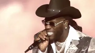 wizkid and burna boy performs live ginger and anybody at o2 together