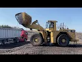Download Lagu Inside The Cab: CAT 990 Wheel Loader Loads Coal With A Massive One-Pass Bucket 4k - S.G.M Melidis