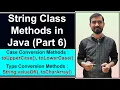 Case Conversion and Type Conversion Methods in Strings Hindi String Methods In Java by Deepak