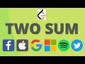 Two sum Leetcode 1 Hashmap Java