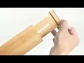 SMIRLY Silverware Organizer Bamboo Kitchen Drawer Organizer