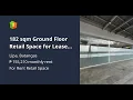 182 sqm Ground Floor Retail Space for Lease in Lipa Batangas