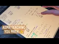 ASMR Teaching you math - Algebra 2 iPad writing sounds whispering
