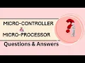Microcontroller vs Microprocessor Top Interview Questions Answers Beginner to Advanced