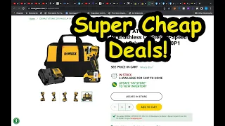Crazy Tool Deals on eBay Milwaukee DeWALT Ryobi