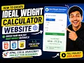 Ideal Weight Calculator Project for Beginners HTML CSS JS
