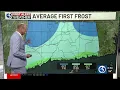 The average first frost