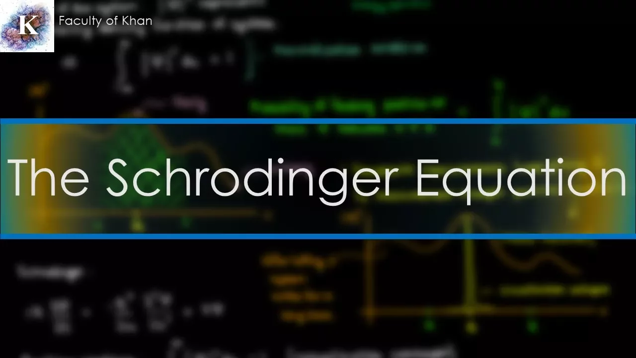 Introduction to Quantum Mechanics: Schrodinger Equation