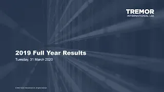 tremor trmr 2019 full year results presentation april 2020