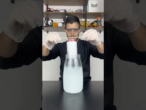 Plastic soda can