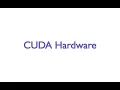 CUDA Hardware
