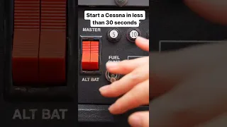How To Start Cessna 172 In Less Than 30 Seconds Pilot Studentpilot Cessna Fyp Shorts Aviation 