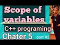 Scope of variables in C programming Chapter 5 part