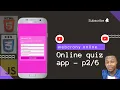 Create an ONLINE QUIZ APP with HTML CSS AND JavaScript - part 2 of 6