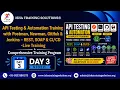 API Testing Automation Training Day 3 on 13th August 2026 Contact us on 91-9133190573 to enroll