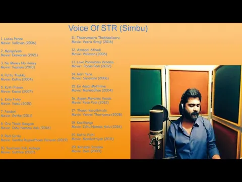 Download MP3 Voice of STR (Simbu) Hits| Simbu Songs| Tamil Super Hit Songs