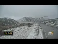 Grapevine Reopens After Snow Ice Close Link Between Bay Area SoCal