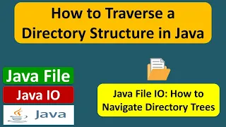 How to Traverse a Directory Structure in Java Java File Java IO Java Tutorial