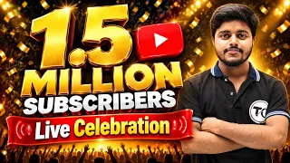 🎉 1.5 MILLION COMPLETE ❤️ | 15 लाख बच्चों का प्यार 🥹 | GRAND CELEBRATION 🎊 | TANU CLASSES