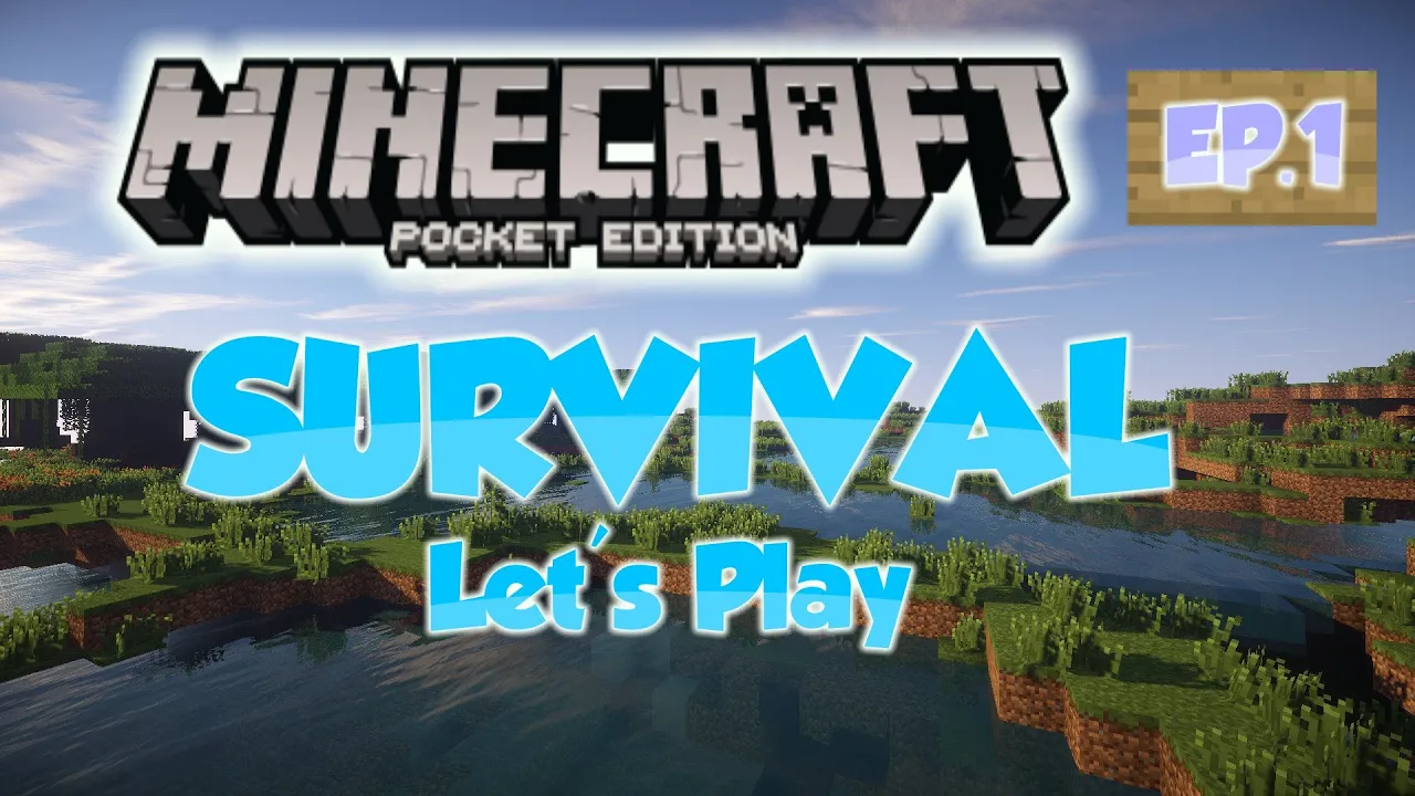 Minecraft Pe: Survival let's play Ep1 "New World"