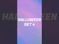 Halloween set 4 of printable coloring sheets