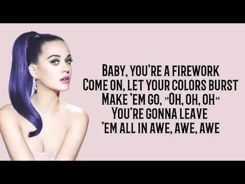 Download MP3 Katy Perry - Firework (Lyrics)