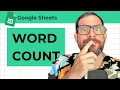 Get Word Count of Google Sheet