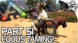NEW PS4 EQUUS TAMING AMAZING SADDLE - ARK Survival Evolved PS4 Gameplay Part 51