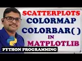 CMAP AND COLORBAR SCATTERPLOTS IN MATPLOTLIB REPRESENTATION OF EACH DOT IN SCATTER PLOT