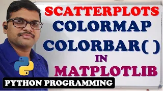 CMAP AND COLORBAR SCATTERPLOTS IN MATPLOTLIB REPRESENTATION OF EACH DOT IN SCATTER PLOT