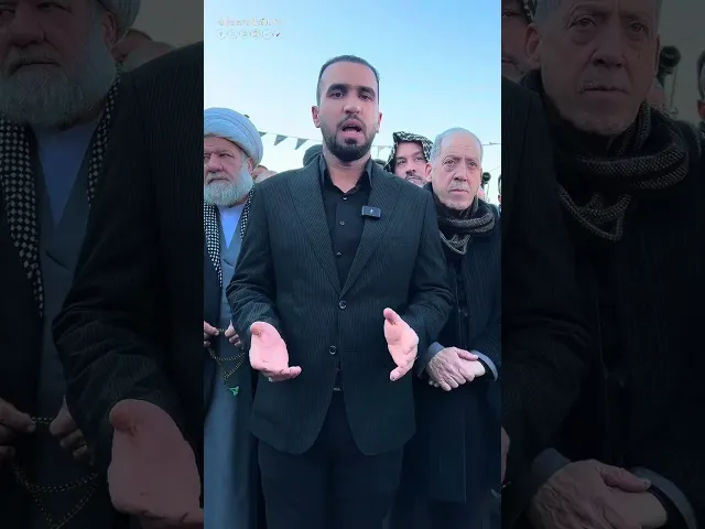 ⁣ارض سامراء مواكب الكاظمية المقدسة تعزي  بذكرى استشهاد جده التقي الإمام علي الهادي (ع)