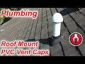 Roof Mount PVC Plumbing Vent Caps