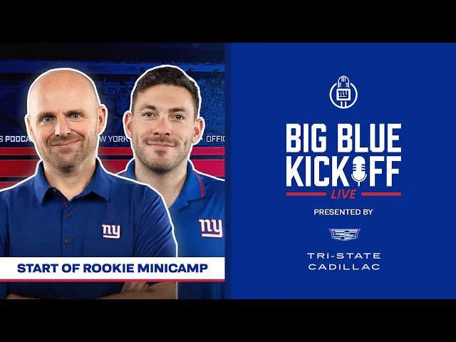 Video: Start of Rookie Minicamp | Big Blue Kickoff Live | New York Giants