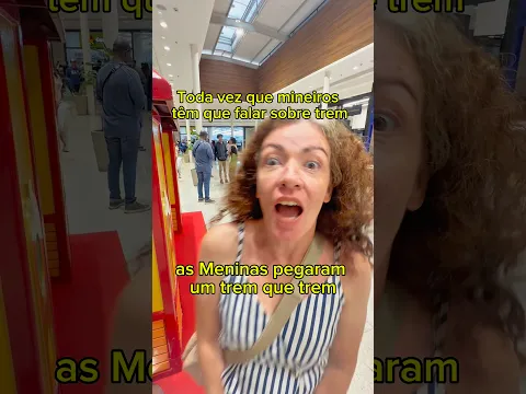 Mineiros e o trem #familiaruiva #humor