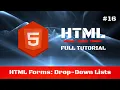 - Creating a HTML Form Drop-Down Lists