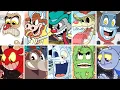Lagu Cuphead DLC - All Bosses \u0026 Ending (The Delicious Last Course)