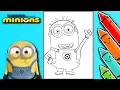 Color Along With Minions In This Fun Coloring Pages