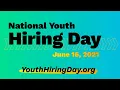 National Youth Hiring Day - June 16 2021