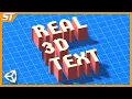 REAL 3D Text in Unity Asset Store - Blender